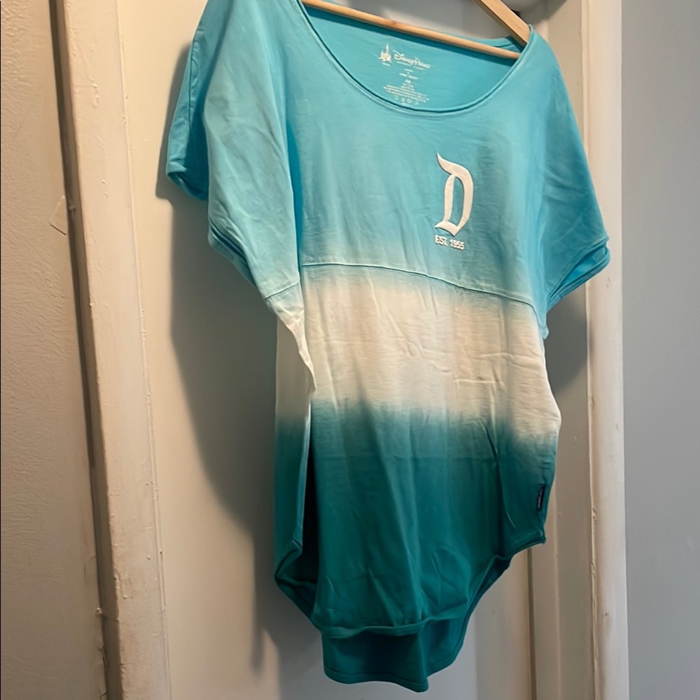 Disney Parks original Blue and White Gradient T-Shirt